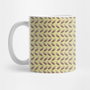 Bare-throated tiger heron tropical bird pattern Mug